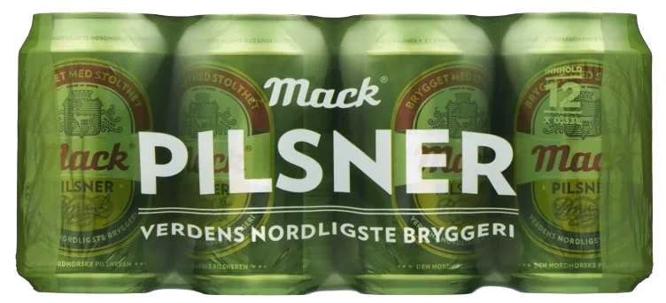 Mack Pilsner 0,33lx12 boks