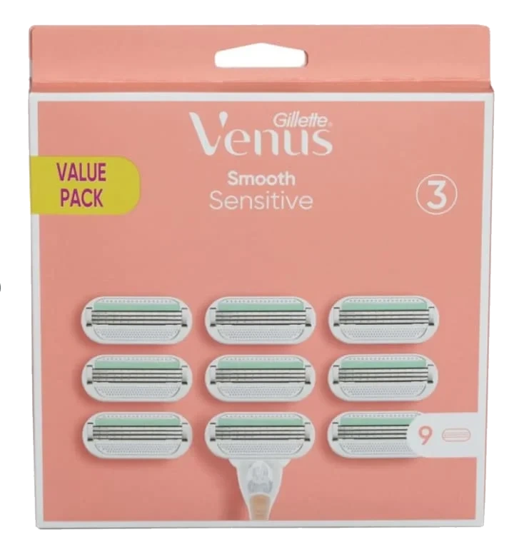 Venus Blader Smooth Sensitive 9stk Gillette