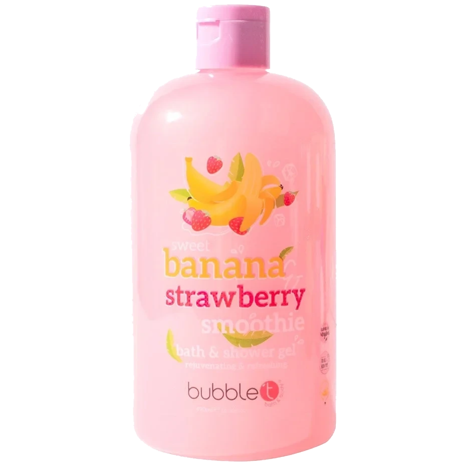 BubbleT Banana & Strawberry Smoothie Bath & Shower Gel