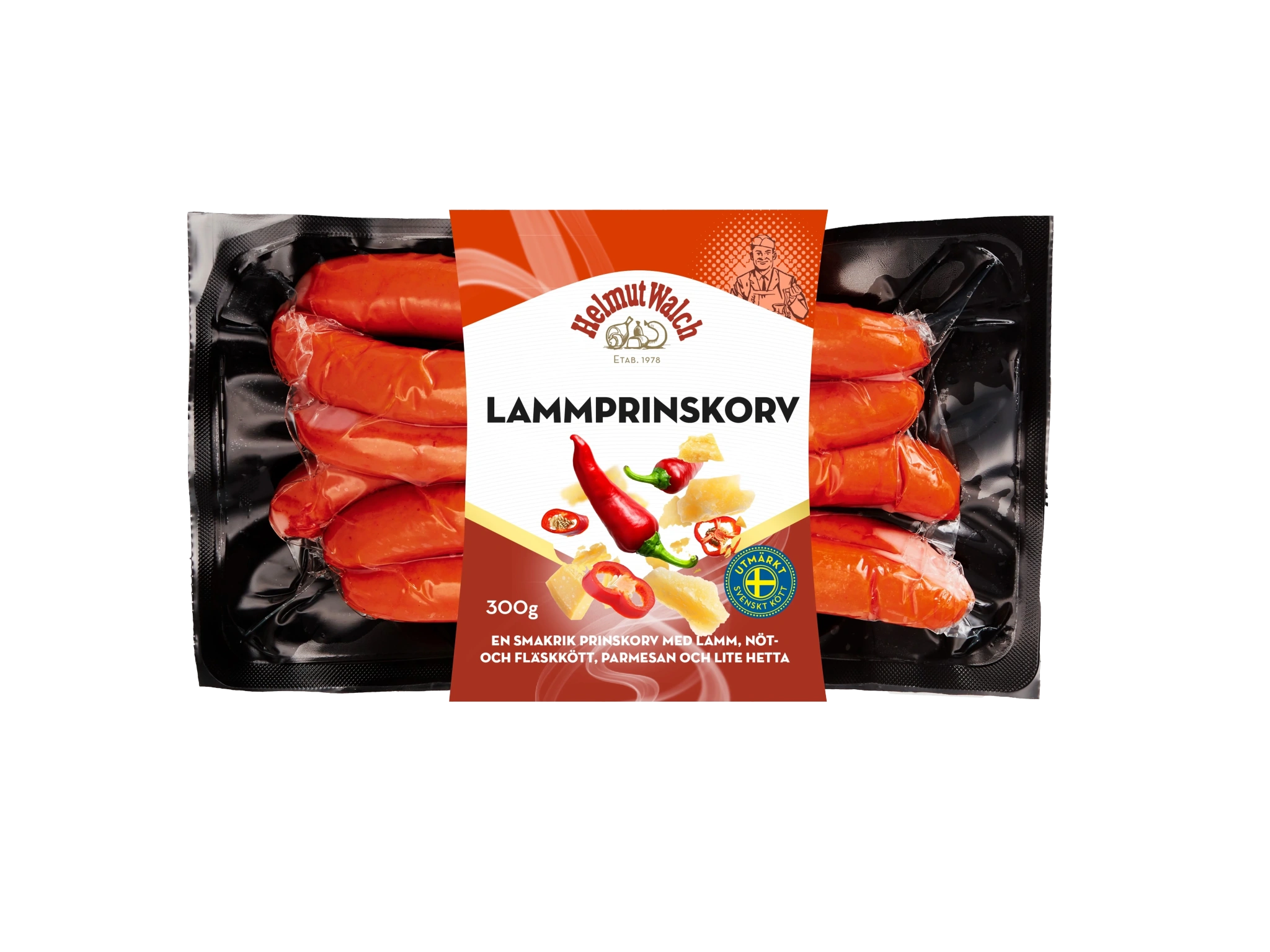 Lammprinskorv