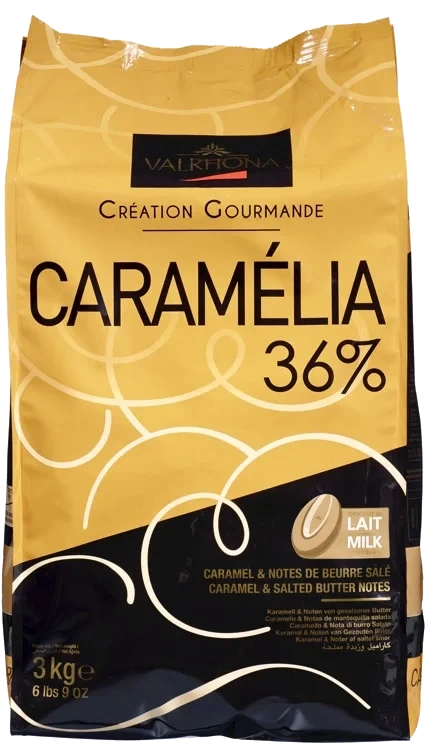 Sjokolade Karamell 36% Caramelia 3kg Valrhona