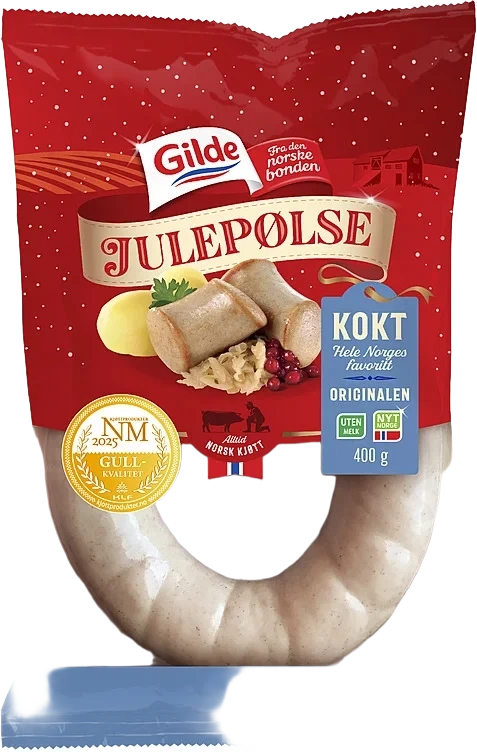 Julepølse Kokt 400g Enh