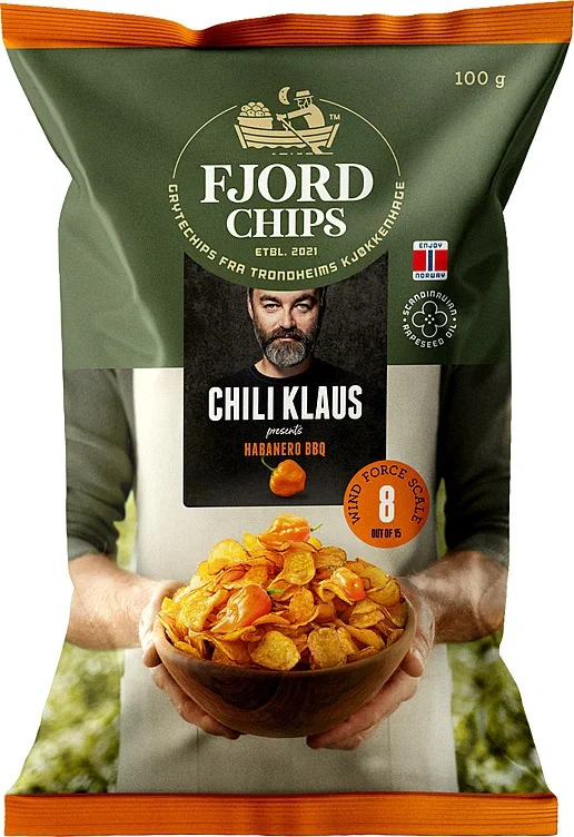 Chili Klaus Habanero Bbq 100g Fjordchips
