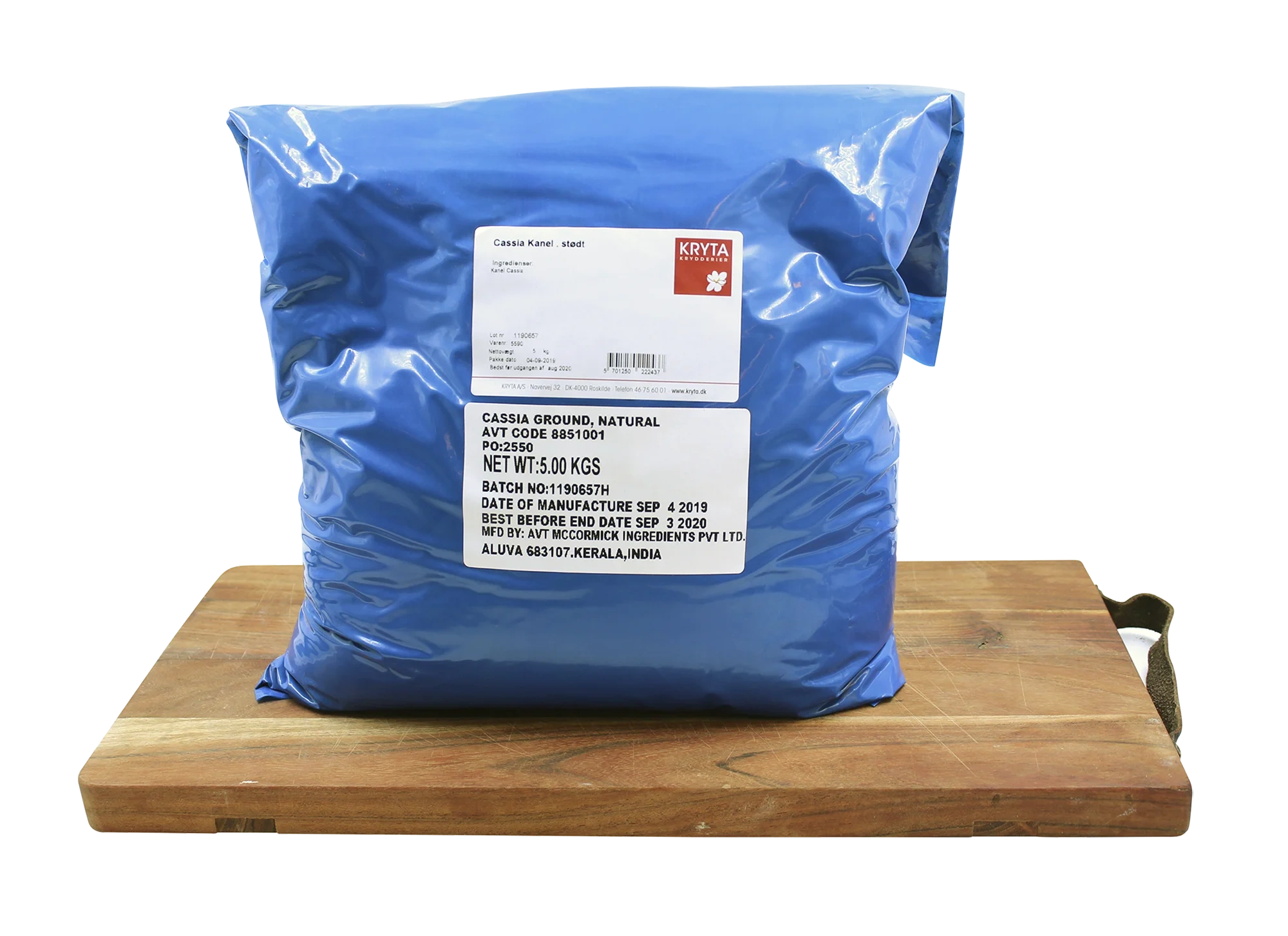 Kanel cassia malen 5kg. påse