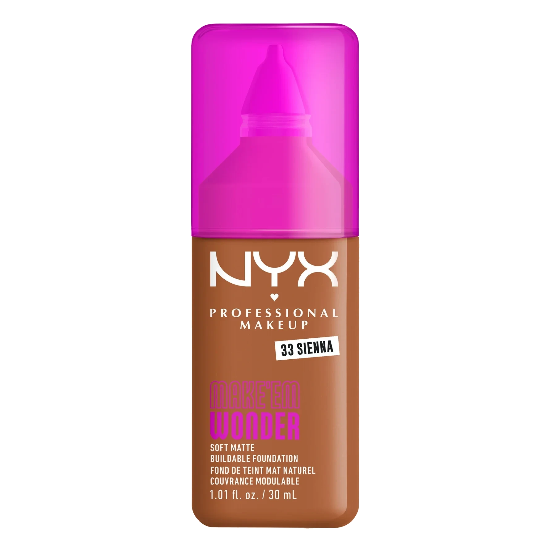NYX PROFESSIONAL MAKEUP Make Em Wonder Foundation 33 Sienna