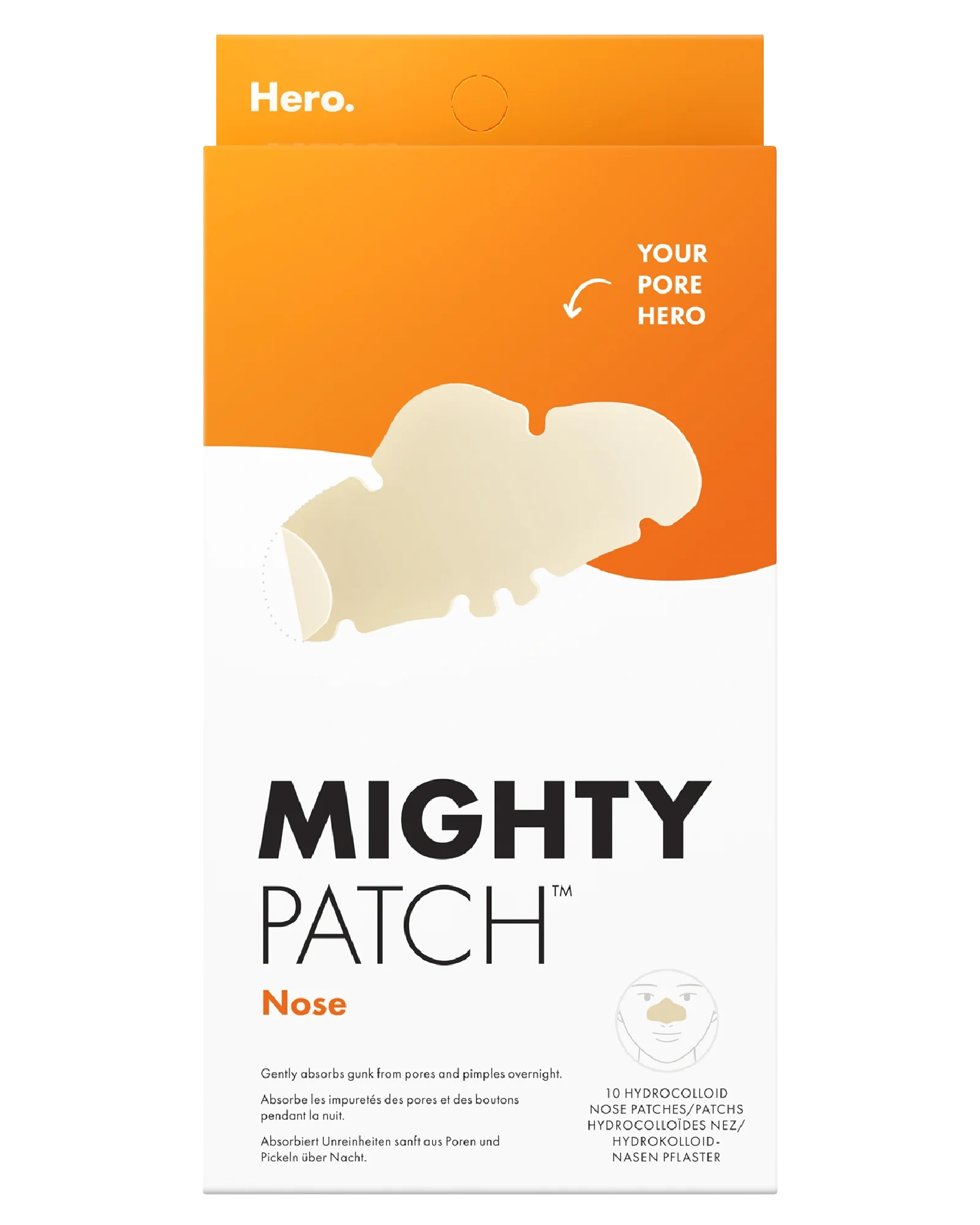 Hero Mighty Patch Nose, 10 stk.