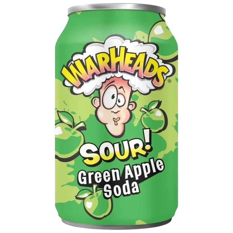 Warheads Green Apple 355ml