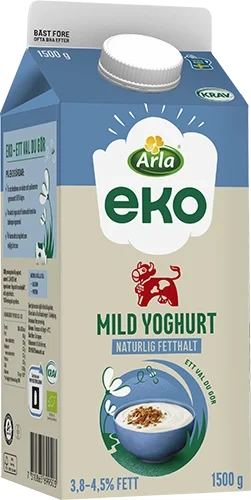 Eko mild yoghurt naturell 3.8-4.5%