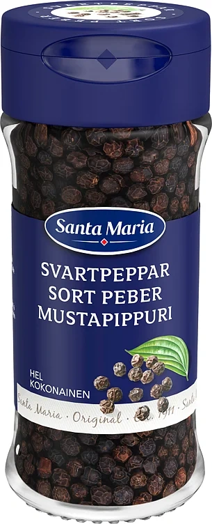 Sort Pepper Hel 35g Santa Maria
