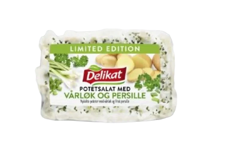 Potetsalat Vårløk& Persille 650g Delikat