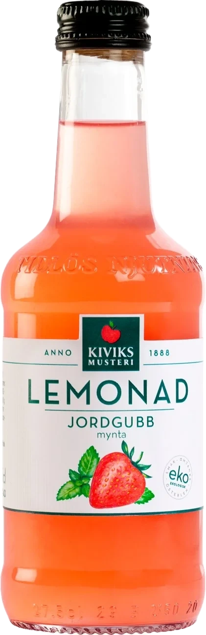 Lemonad Jordgubb/Mynta eko