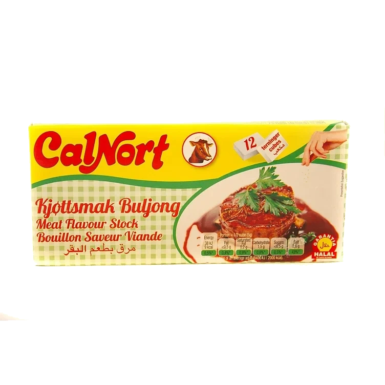 Kjøttbuljong 12x10g Calnort