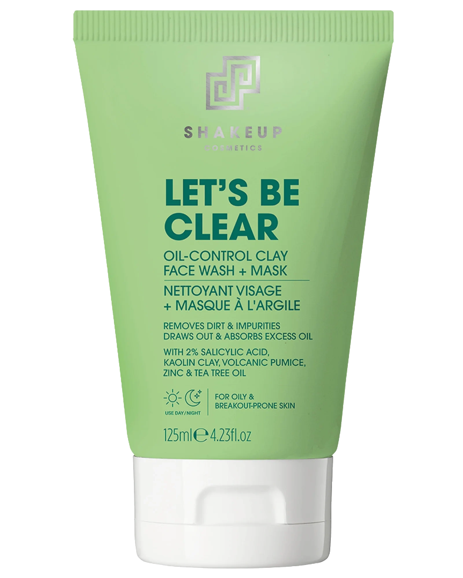 Shakeup Let's Be Clear ansiktsrens/-maske 125 ml