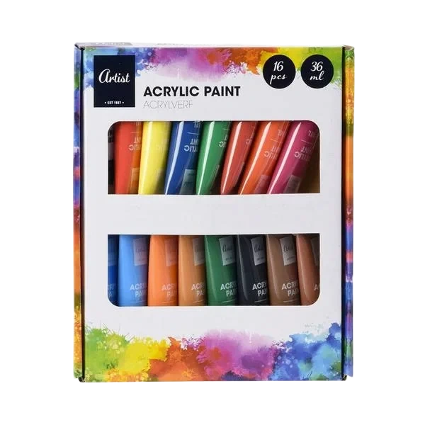 Akrylmaling 16-pk