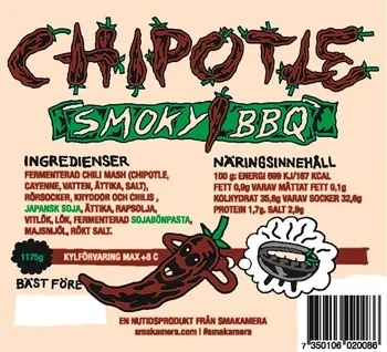 Spicery Chipotle Barbecue Sauce