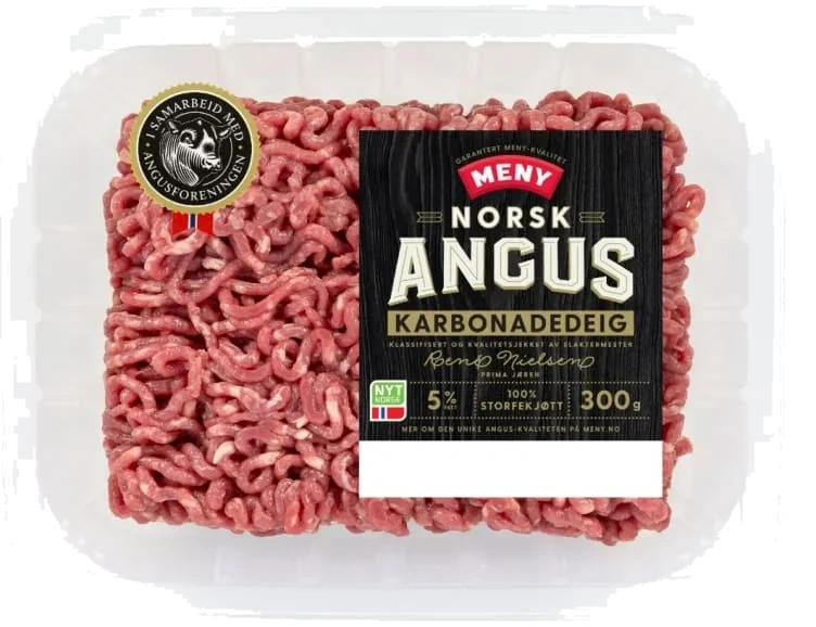 Karbonadedeig Angus 5% 300g Meny