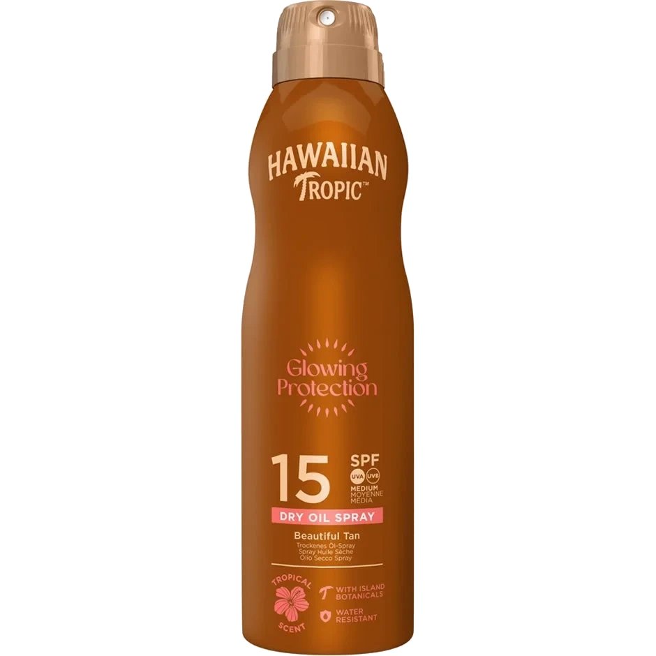 Hawaiian Tropic Glowing Protection Oil C-Spray SPF15 177 ml