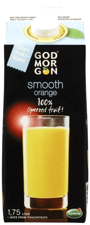 God Morgen Juice Smooth Appelsin 1,75l
