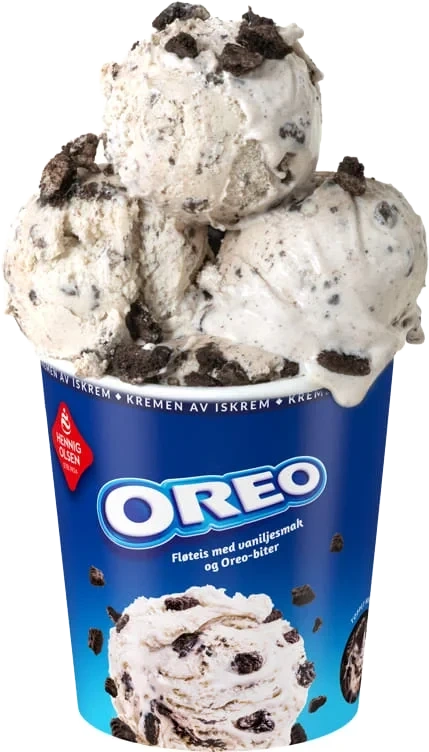 Oreo Fløteis 450ml Hennig-Olsen