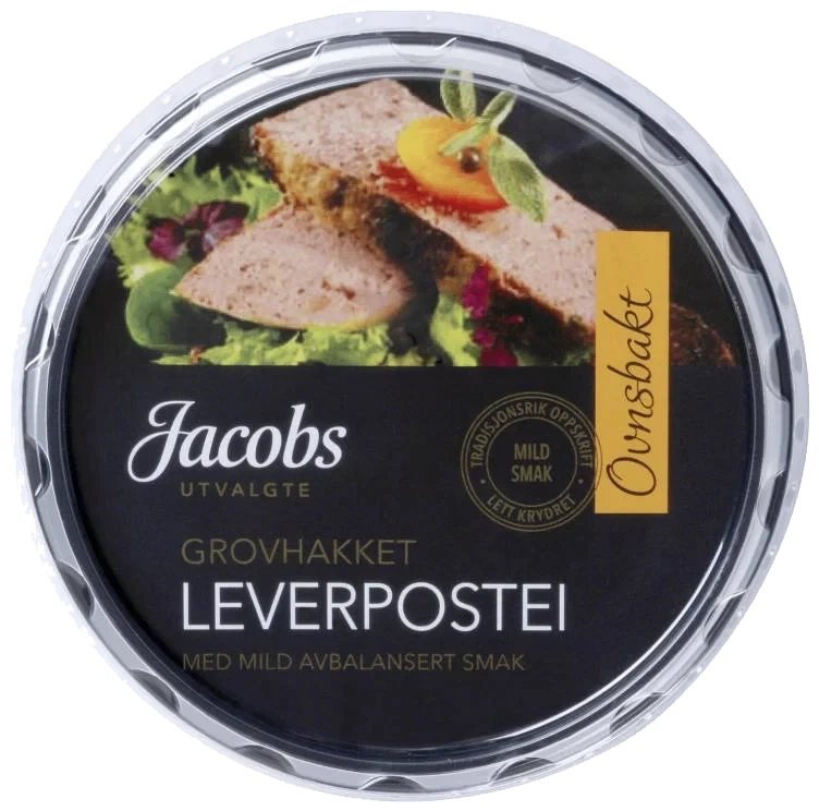 Leverpostei Grovhakket 175g Jacobs Utvalgte