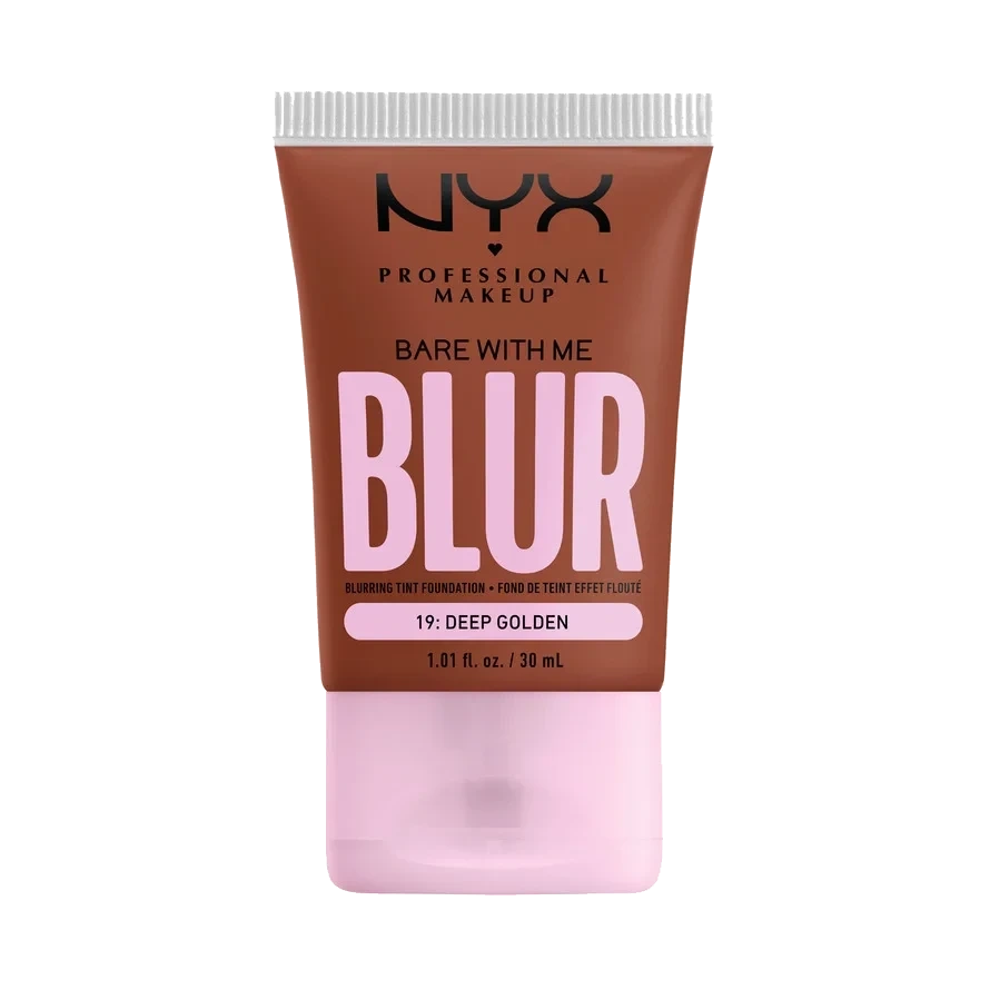 NYX PROFESSIONAL MAKEUP Bare With Me Blur Tint Foundation 19 Deep Golden