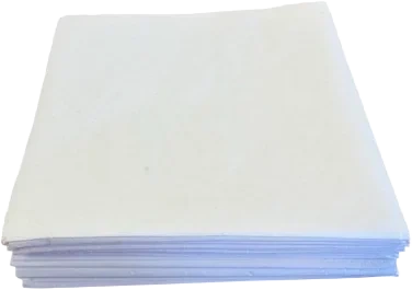 Kaffeserviett, Abena Gastro, 24x24cm, 3-lags, Hvit, Nyfiber, 1/4 Fold