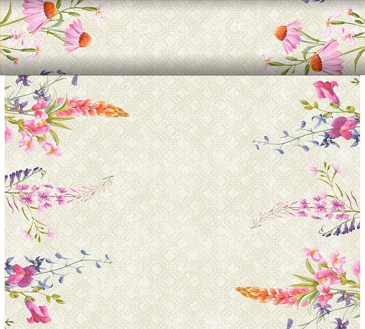 Duni Tete A Tete Dunicel Floret 40x240cm
