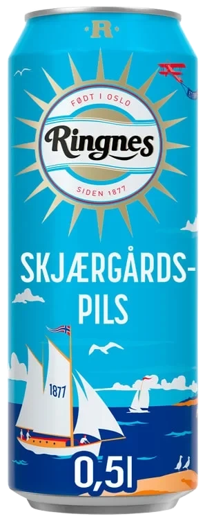 Skjærgårdspils 0,5l boks Ringnes