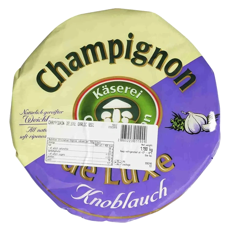 Brie champignon m/hvitløk ca1,5kg   kg