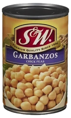 Bønner Garbanzo 439g S&W