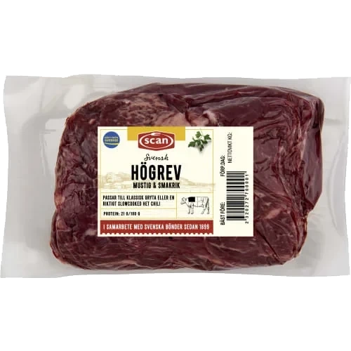 Högrev Nöt i Bit Sverige