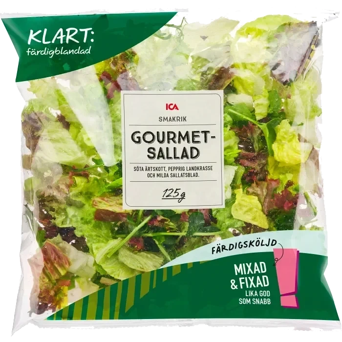 Gourmetsallad 125g ICA Klass 1