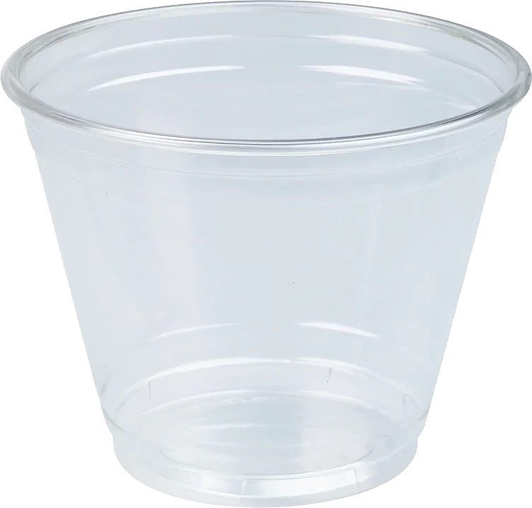 Plastbeger 0,25l klar ø92,7mm  1000stk