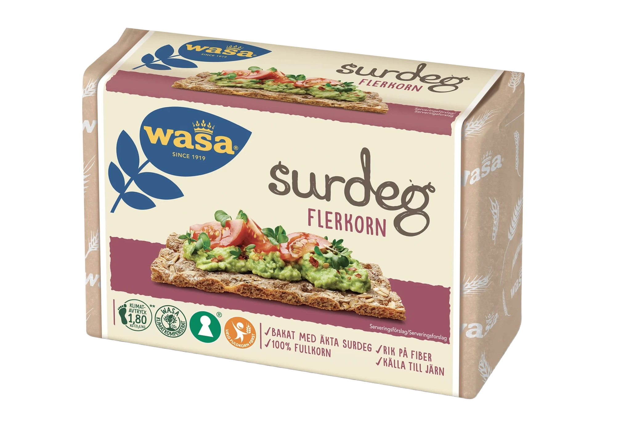 Knäckebröd Surdeg Flerkorn