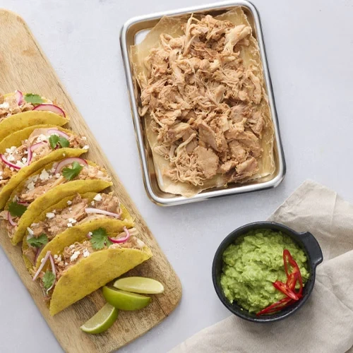 Pulled over night chicken