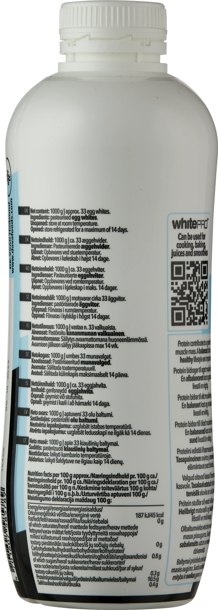 DAVA whitePRO Barn Egg Whites