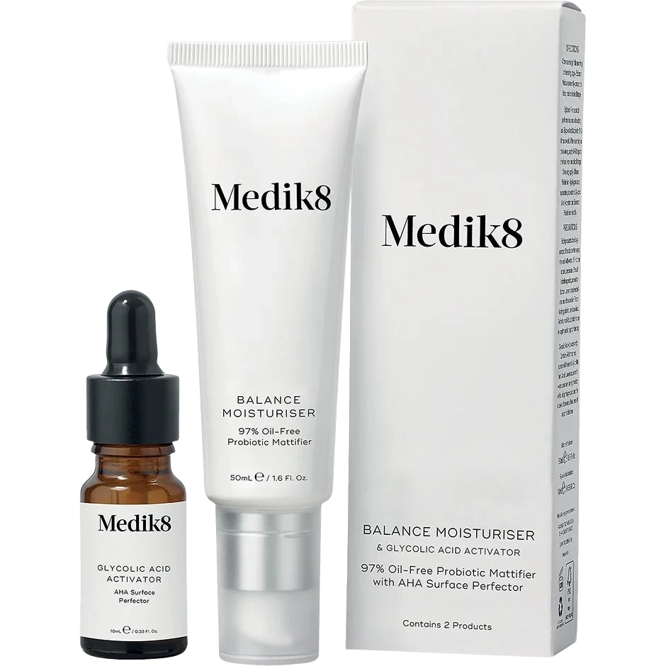 Medik8 Balance Moisturiser with Glycolic Acid Activator