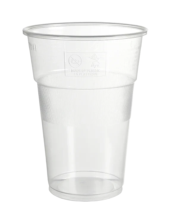 Ølglass plast festival 50cl (til målestrek)  50stk