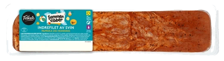 Svin Indrefilet Paprika/honning ca 500g Folkets