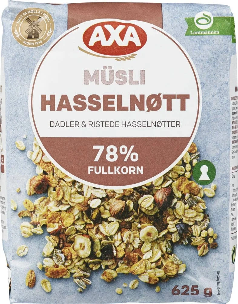 AXA Müsli Hasselnøtt