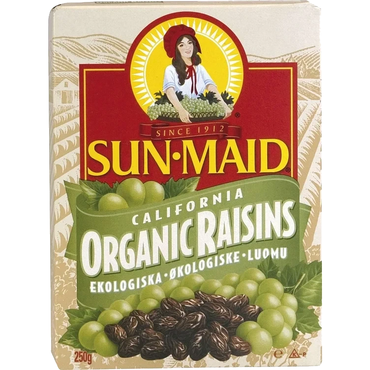 Sun-maid økol. rosiner  250g