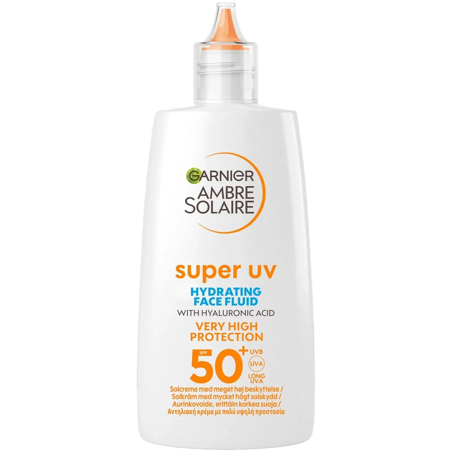 Garnier Ambre Solaire Super UV Hyaluronic Acid Hydrating Fluid SPF50+ 40 ml