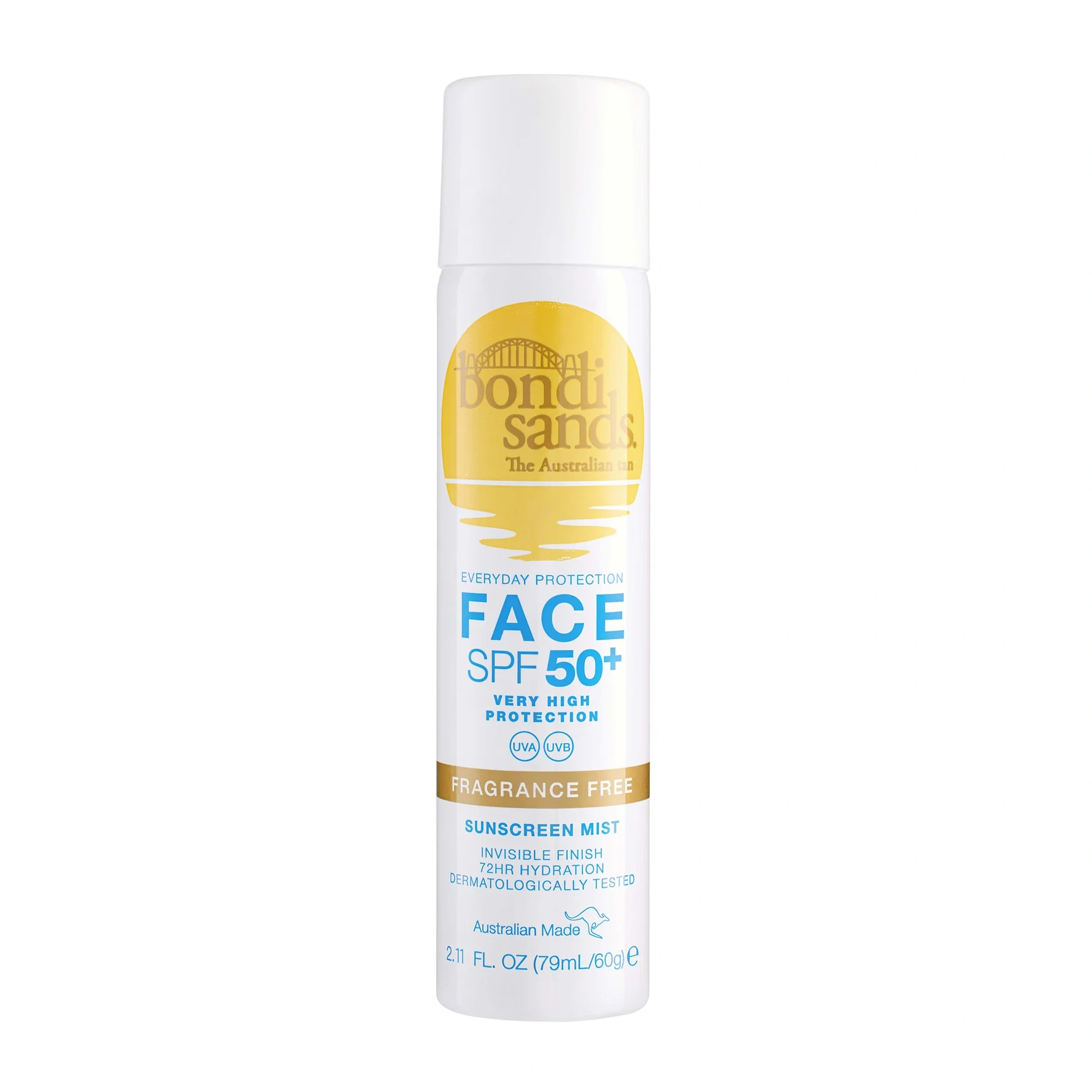 Bondi Sands SPF50+ Fragrance Free Face Mist 79 ml