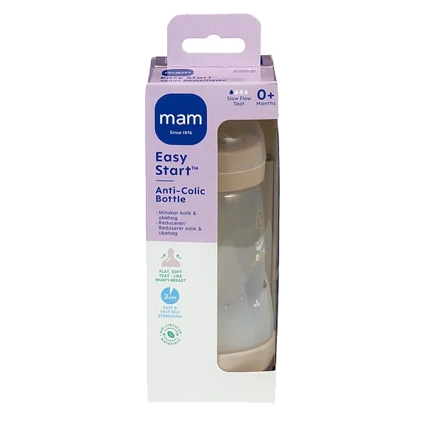 Tåteflaske Anti-kolikk 260ml Mam