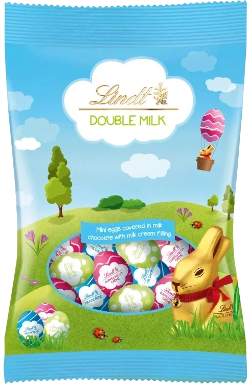 Mini Påskeegg Dobbel Melk 90g Lindt