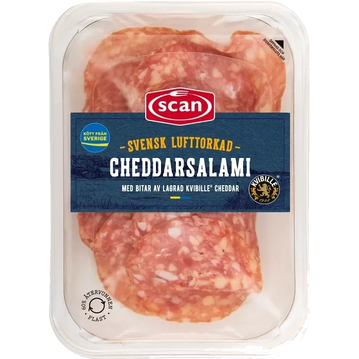 Cheddarsalami 75g Scan