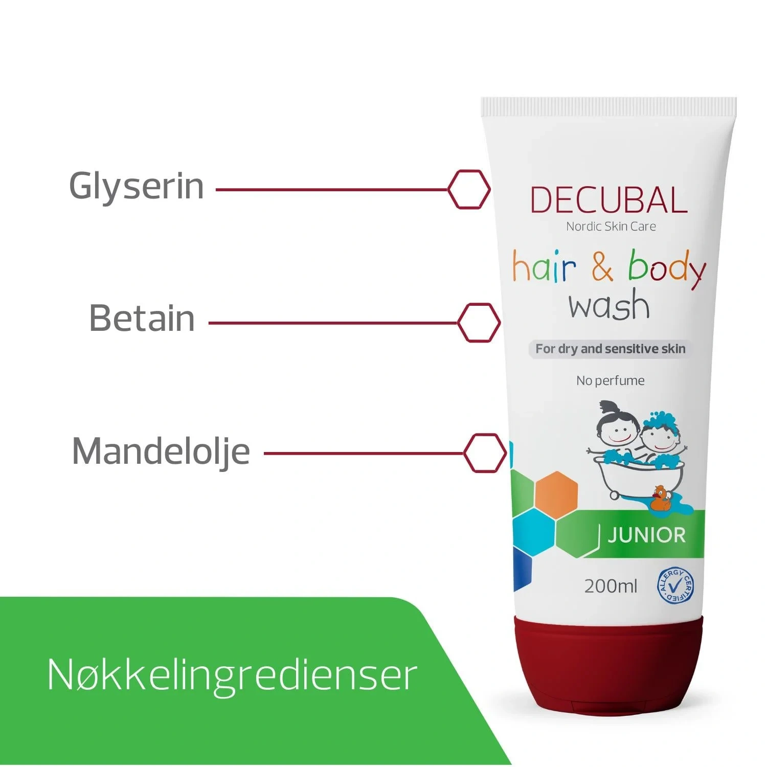 DECUBAL Junior Hair & Body Wash