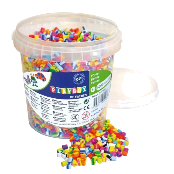 Rørperler Miks 5000 Stk