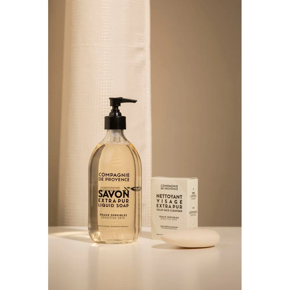 COMPAGNIE DE PROVENCE SAVON Liquid Marseille Soap Refill Sensitive Skin Liquid Hand Refill Soap 495 ml