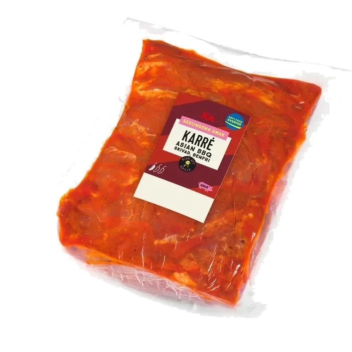 Karré Färsk Asian BBQ Skivad Benfri ca 1,1kg ICA